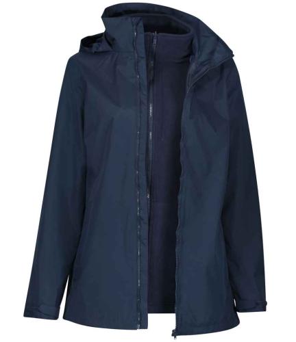 Regatta Ladies Classic Waterproof 3-in-1 Jacket - NAV - 10